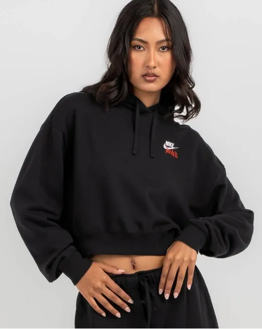 Nike  |Unisex Street Style Long Sleeves Plain Cotton Logo