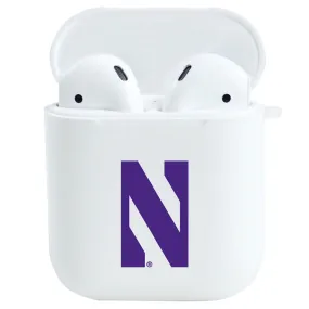 Northwestern Wildcats White Airpods Case