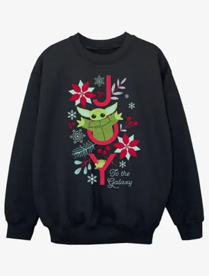 NW2 Mandalorian Grogu Joy To The Galaxy Kids Sweatshirt | Sweatshirts & Hoodies | George at ASDA