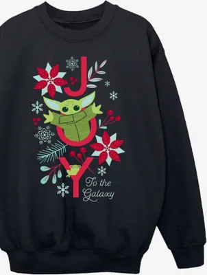 NW2 Mandalorian Grogu Joy To The Galaxy Kids Sweatshirt | Sweatshirts & Hoodies | George at ASDA