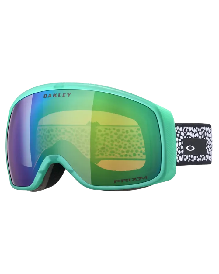 Oakley Flight Tracker M Snow Goggles - Black Habitat / Prizm Snow Jade Iridium