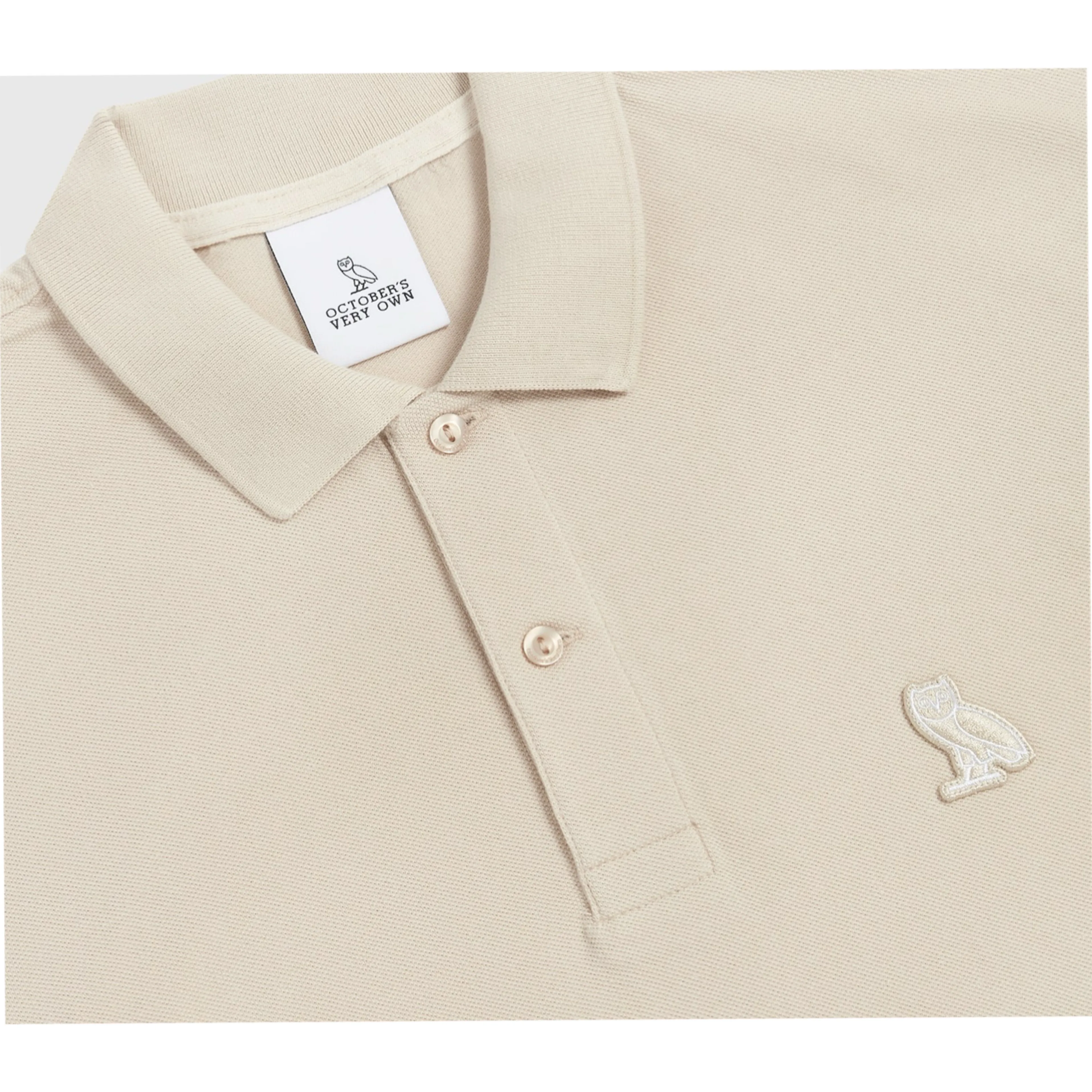 OCTOBERS VERY OWN  |Street Style Plain Cotton Logo Loungewear Polos