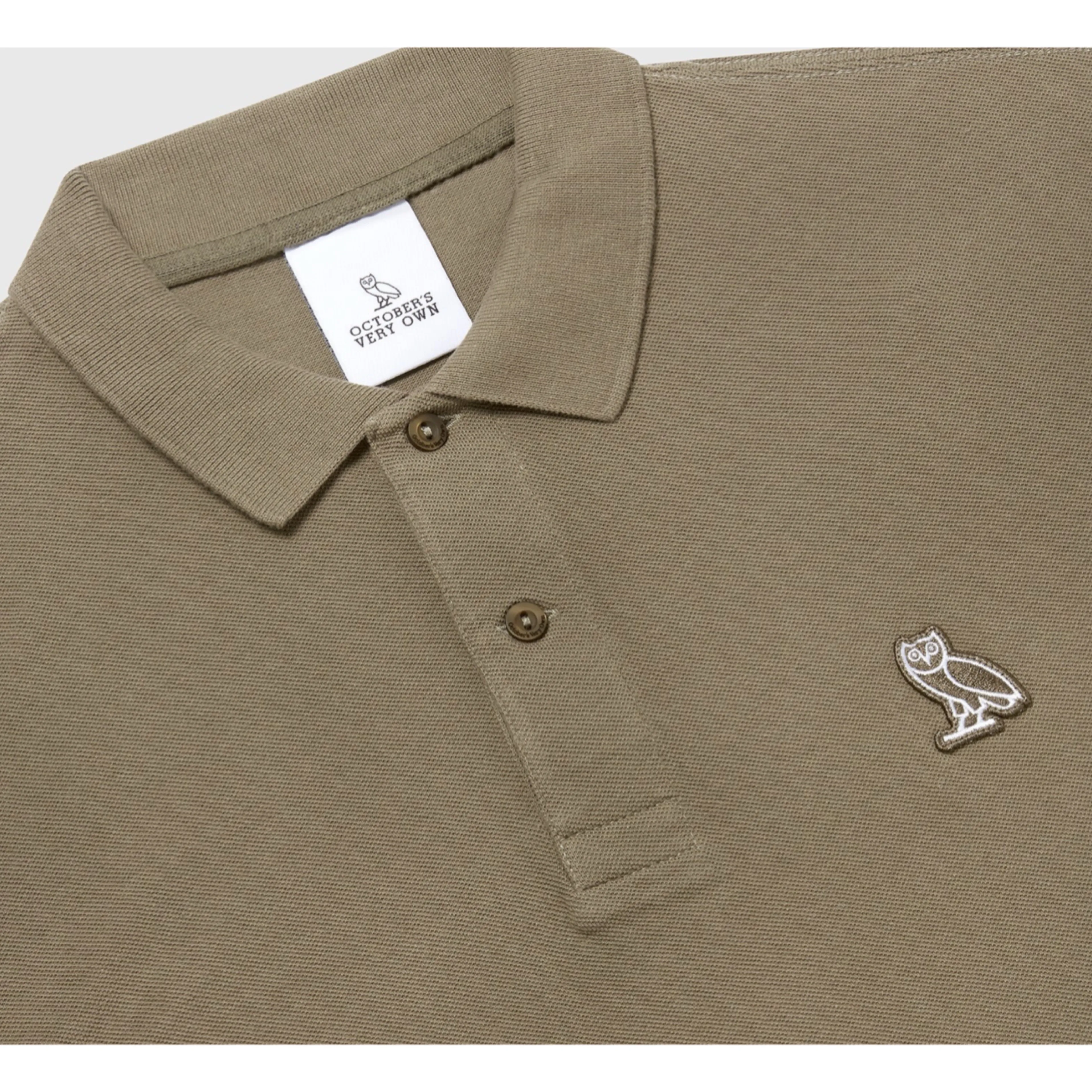 OCTOBERS VERY OWN  |Street Style Plain Cotton Logo Loungewear Polos