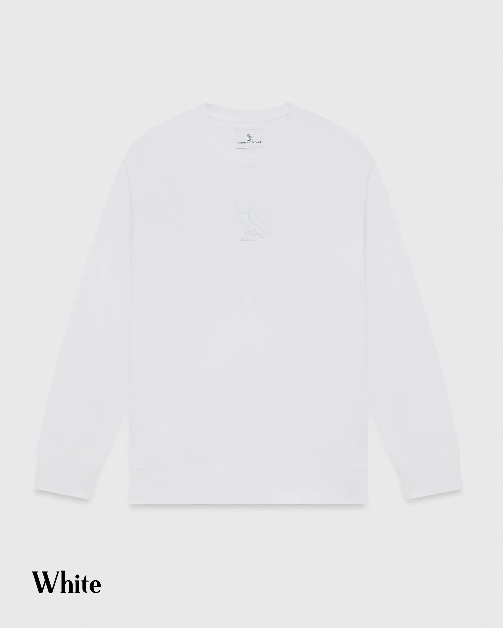 OCTOBERS VERY OWN  |Street Style Plain Cotton Logo Loungewear Sweatshirts