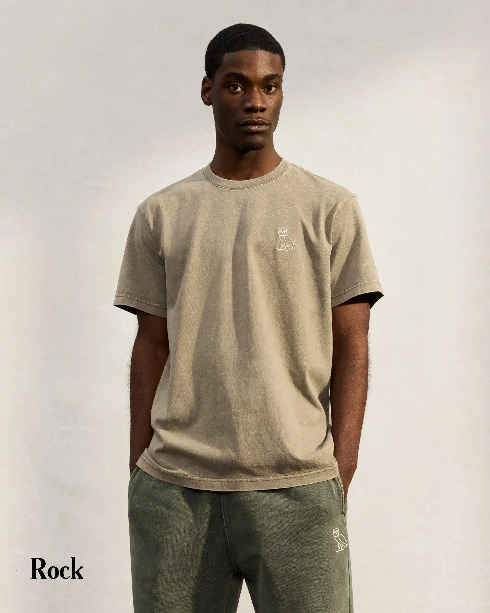 OCTOBERS VERY OWN  |Street Style Plain Cotton Logo Loungewear T-Shirts