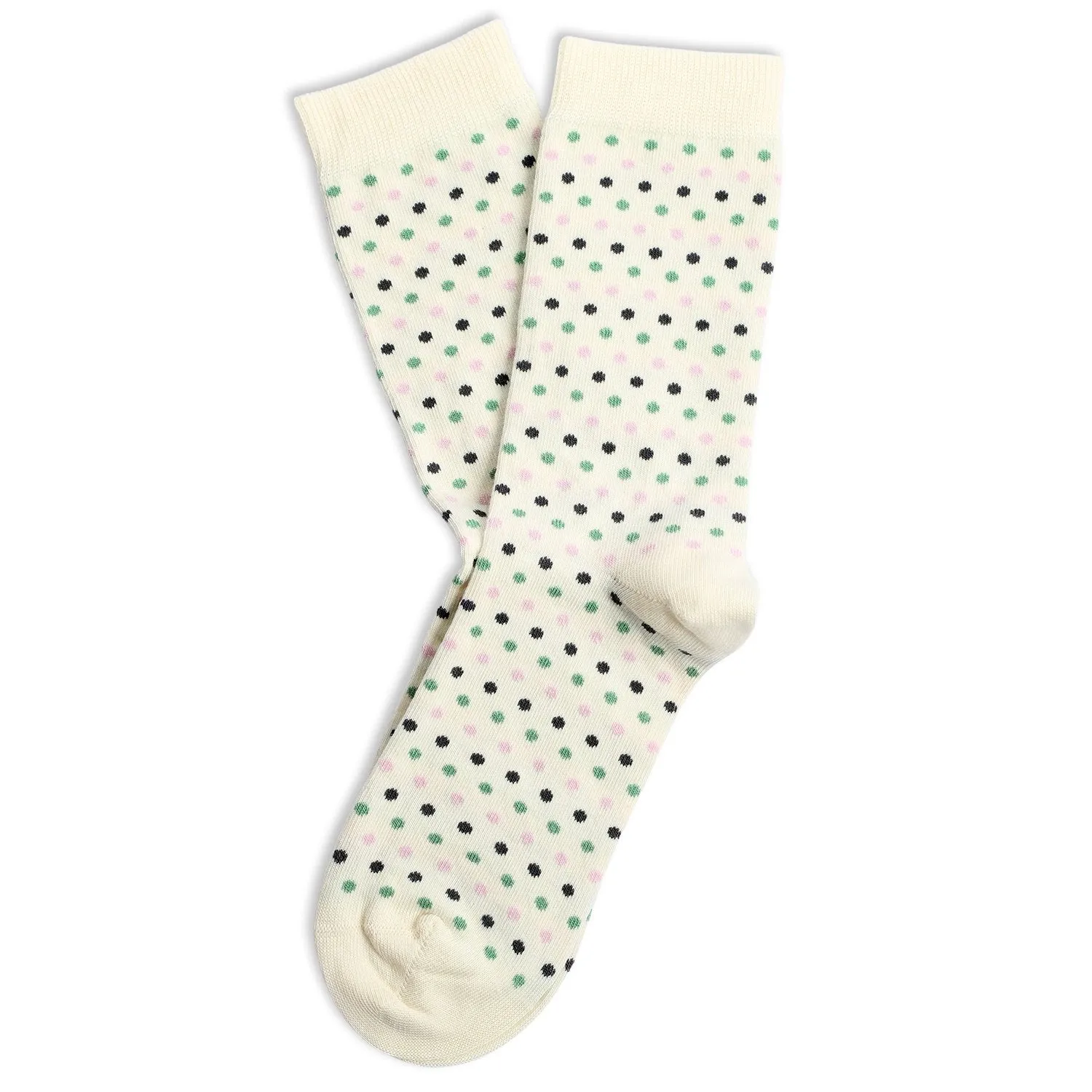 Originals Femme Polkadot Socks Off White / Soft Green / Cold Blossom / Charcoal