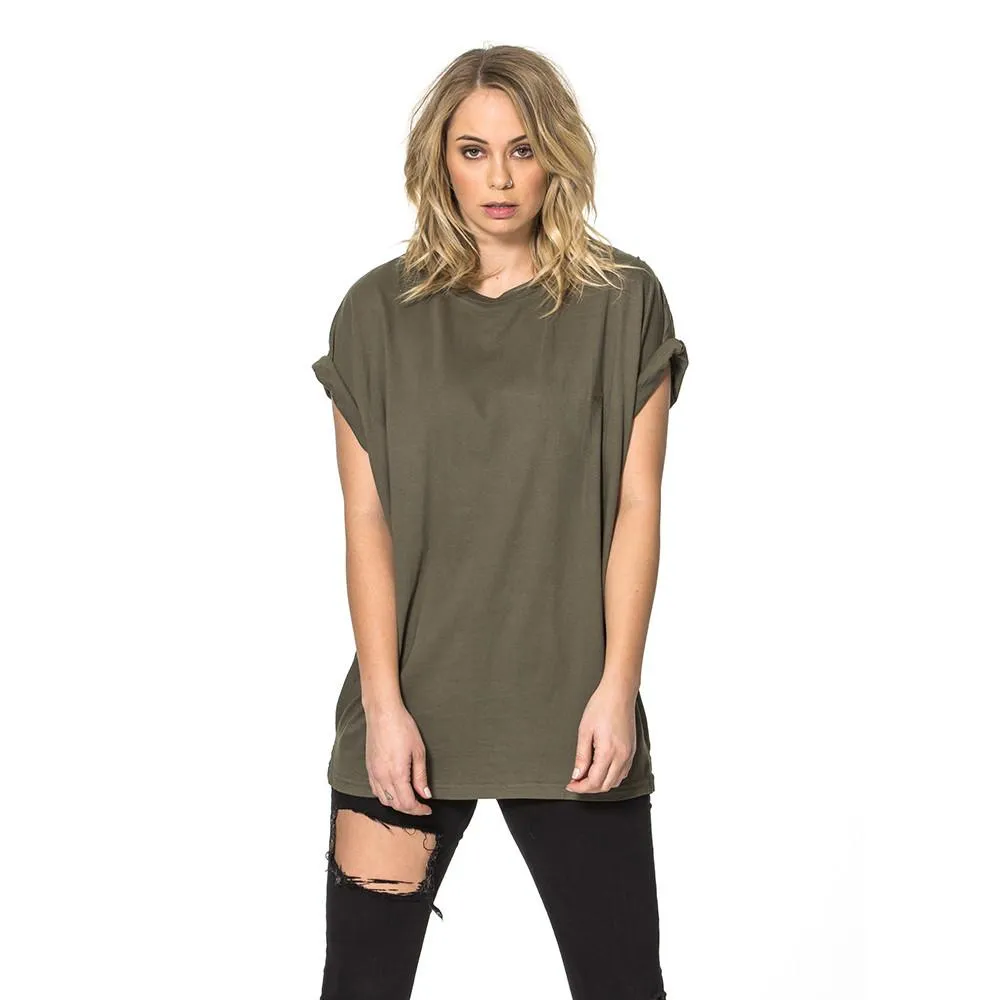 Over-Cut Poncho T-Shirt