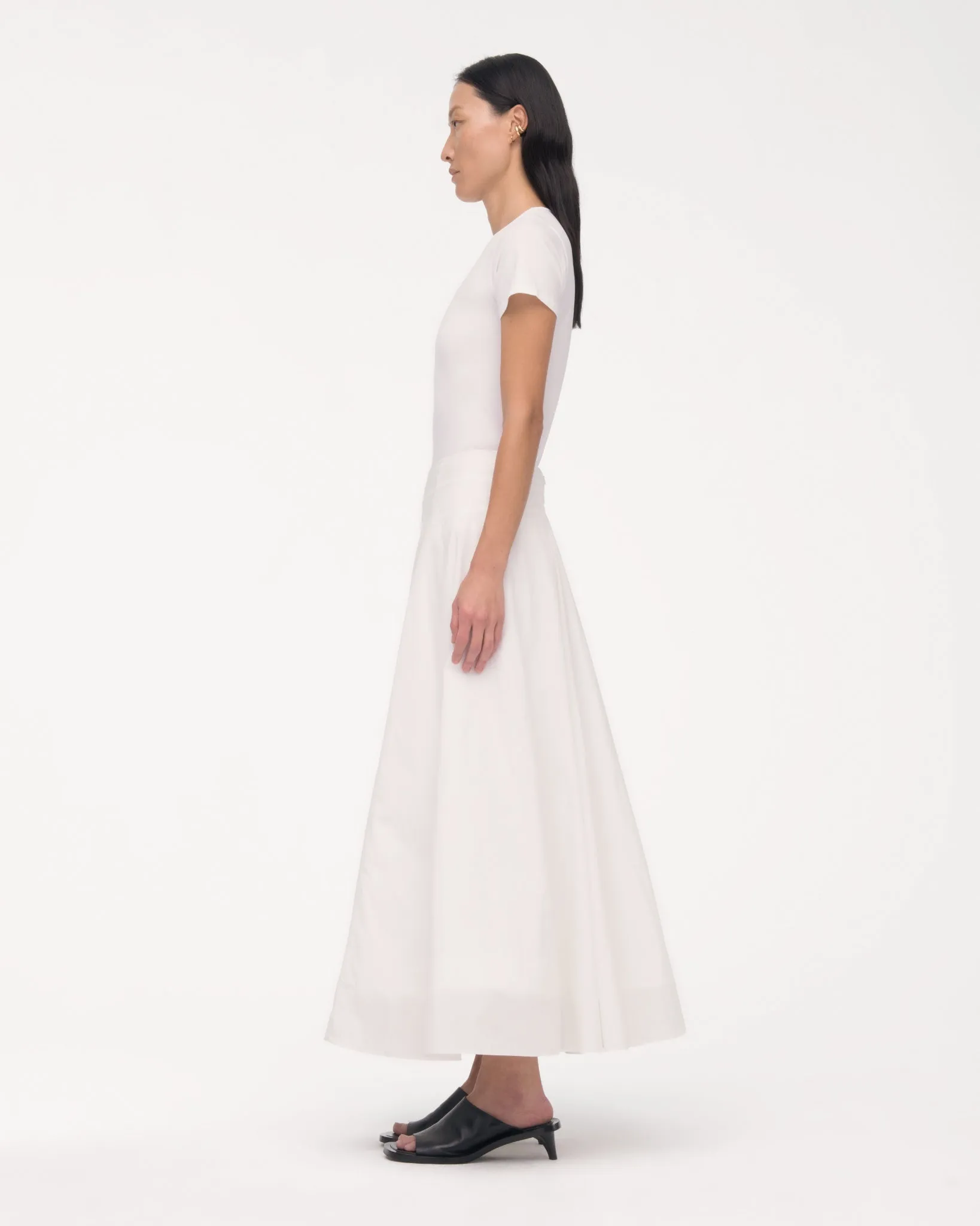 Paneled Full Skirt