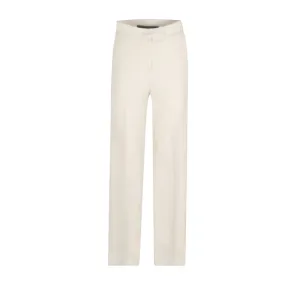 PANTALONI VISCOSA GAMBA LARGA Donna Bianco