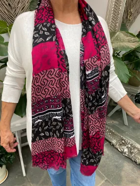 Patchwork Multi Pattern Scarf