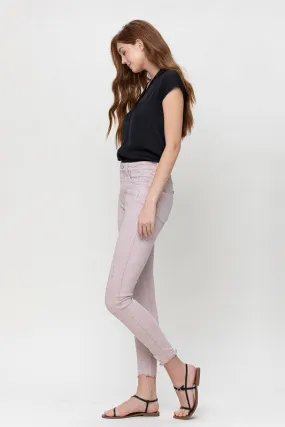 Peony Crop Skinny Jeans(L7)