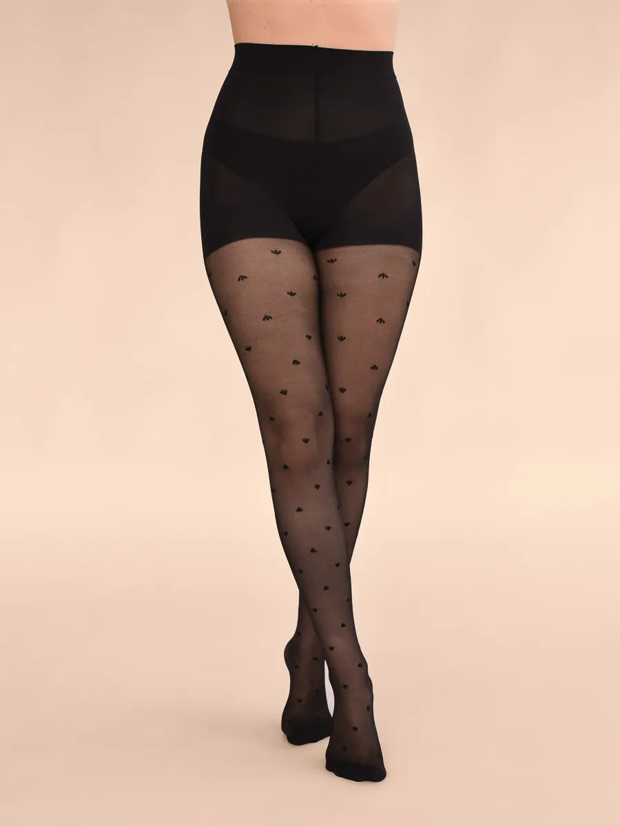 Petals Print Tights