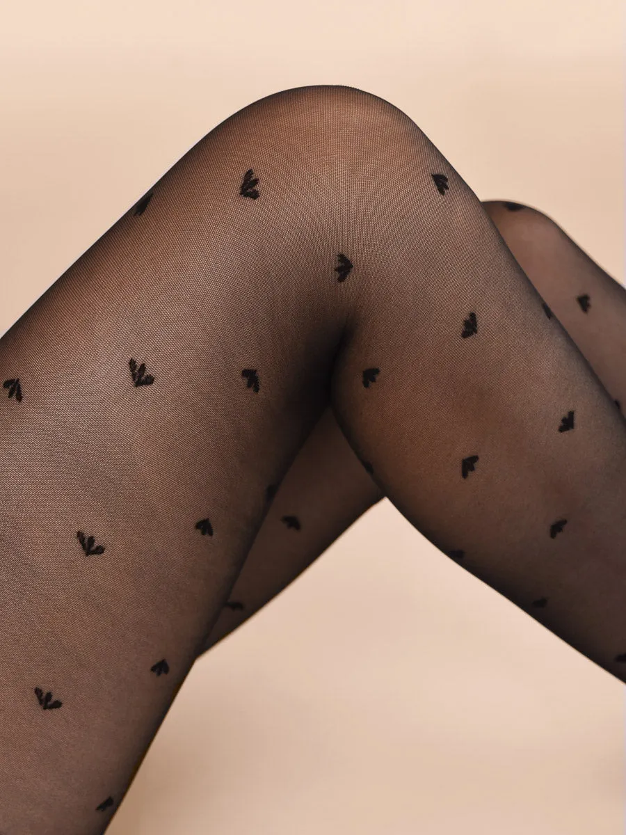 Petals Print Tights