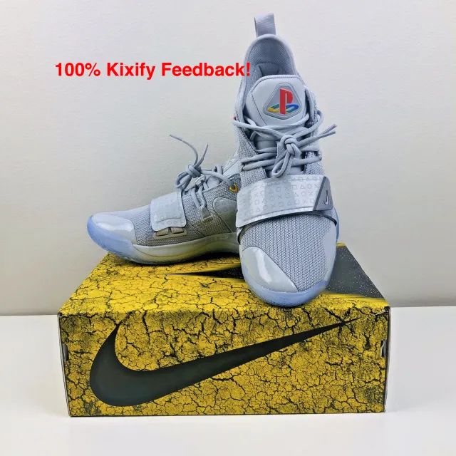 Playstation x nike pg 2.5 wolf grey