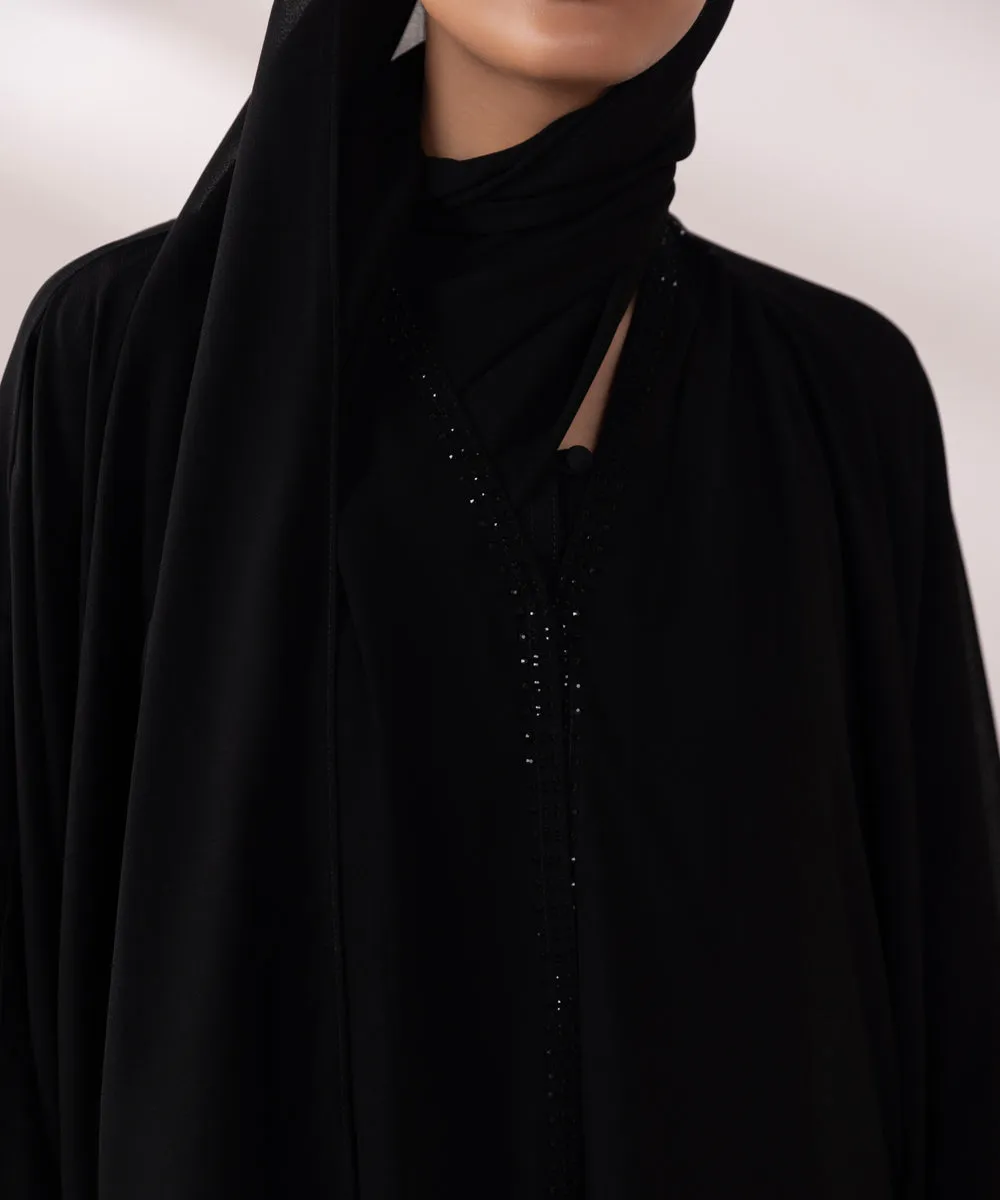 Poncho Abaya Set