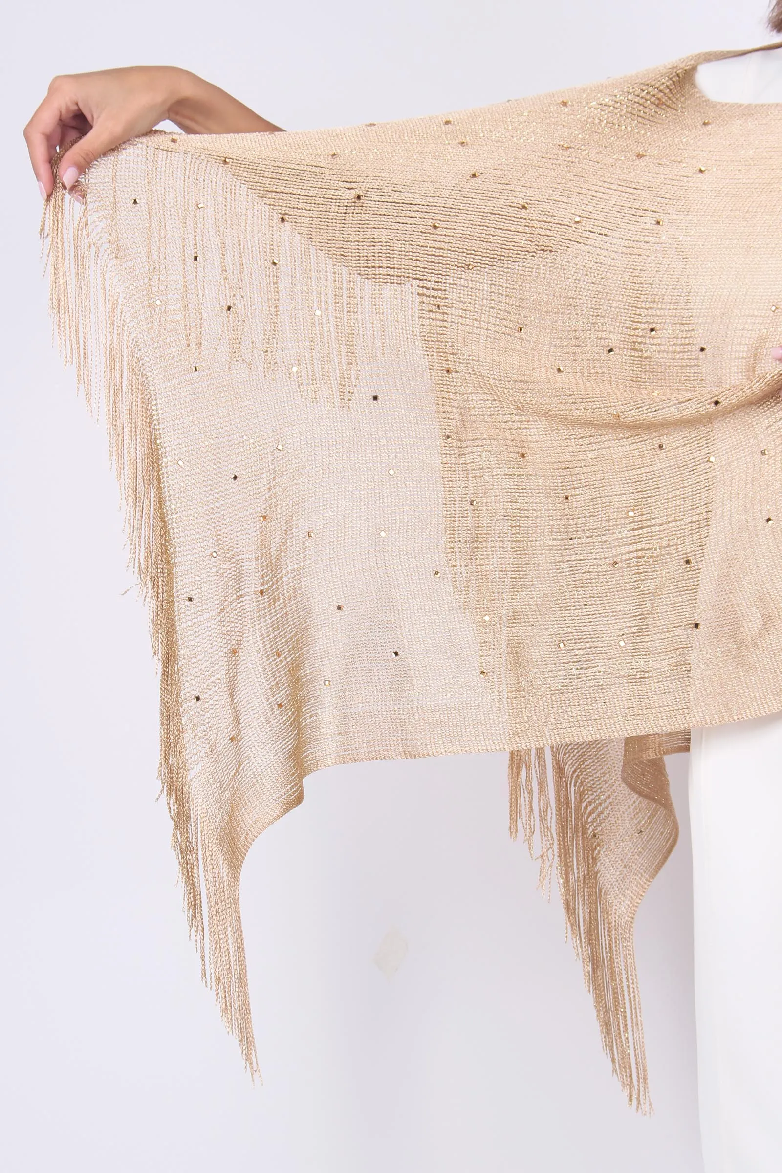 Poncho Lurex Gold