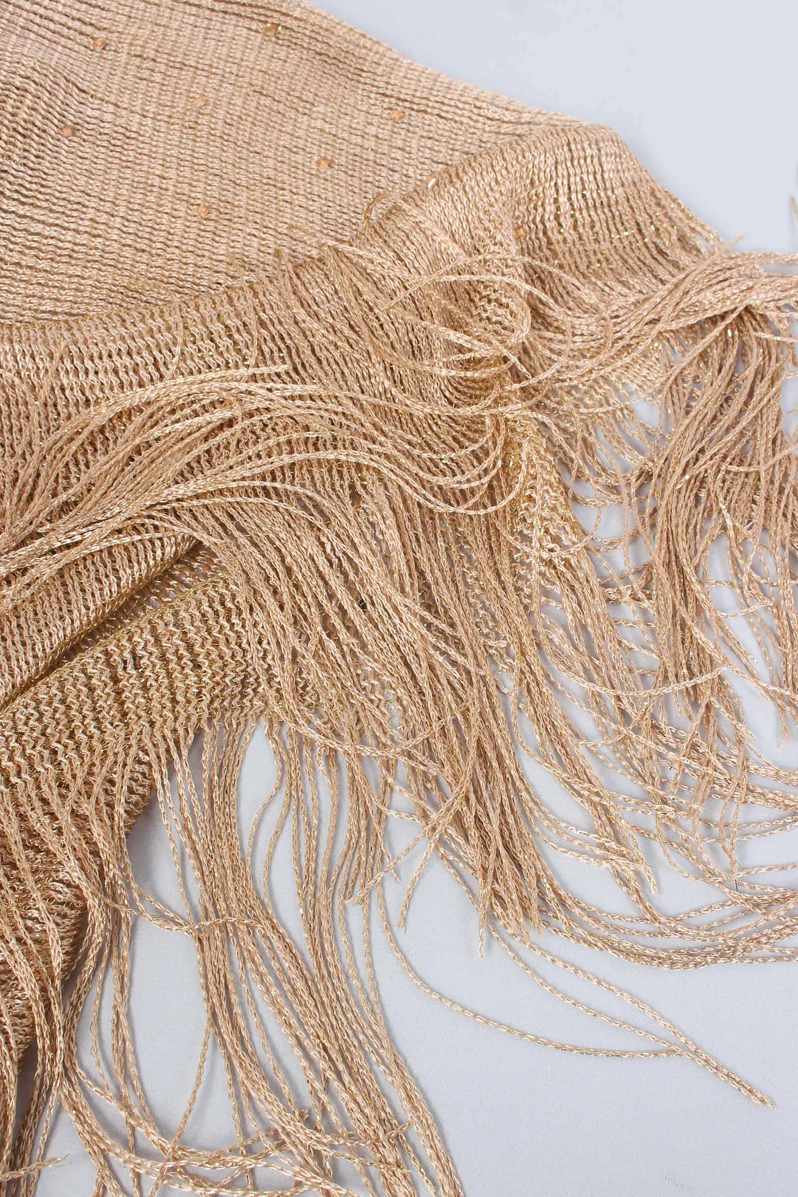 Poncho Lurex Gold