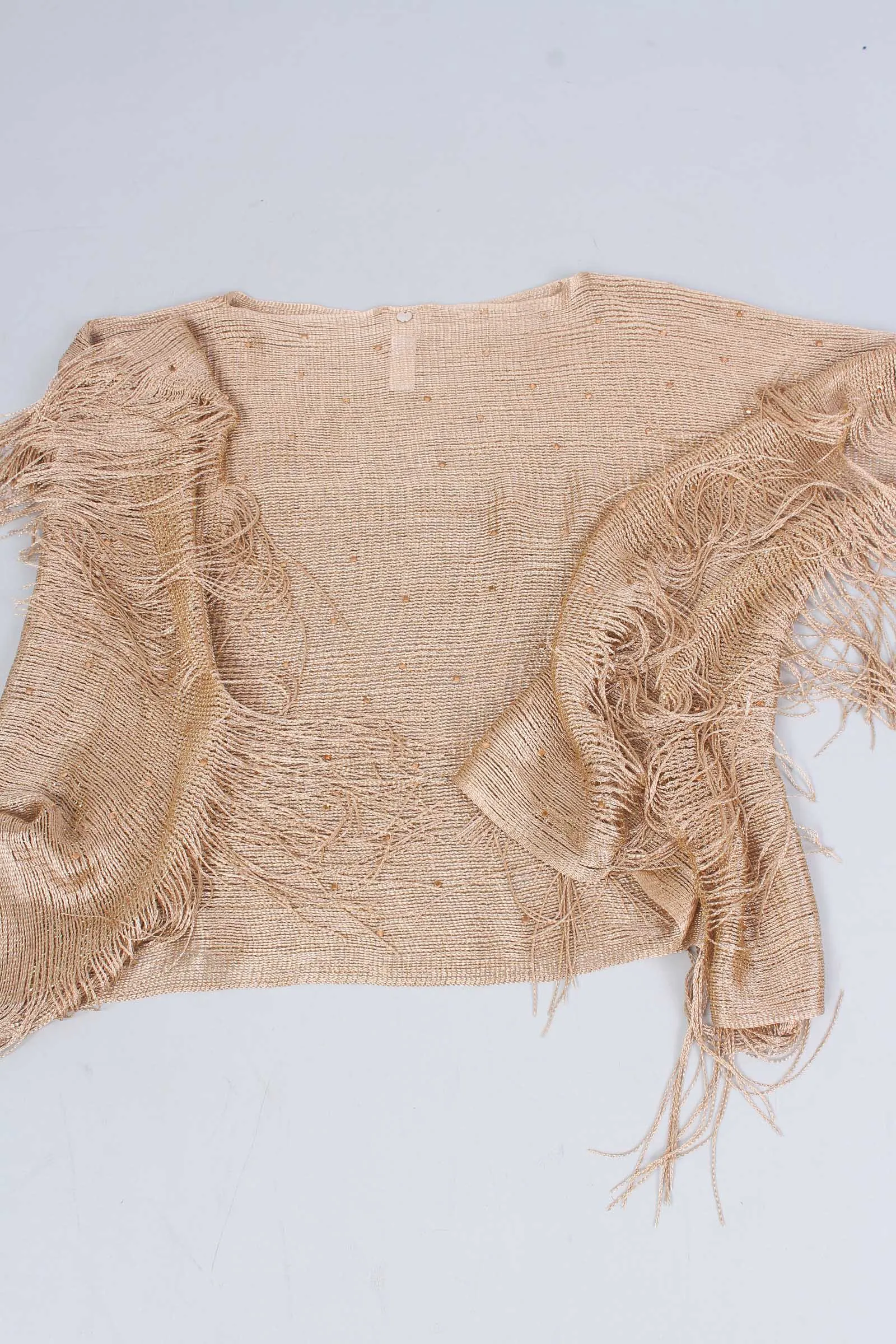 Poncho Lurex Gold