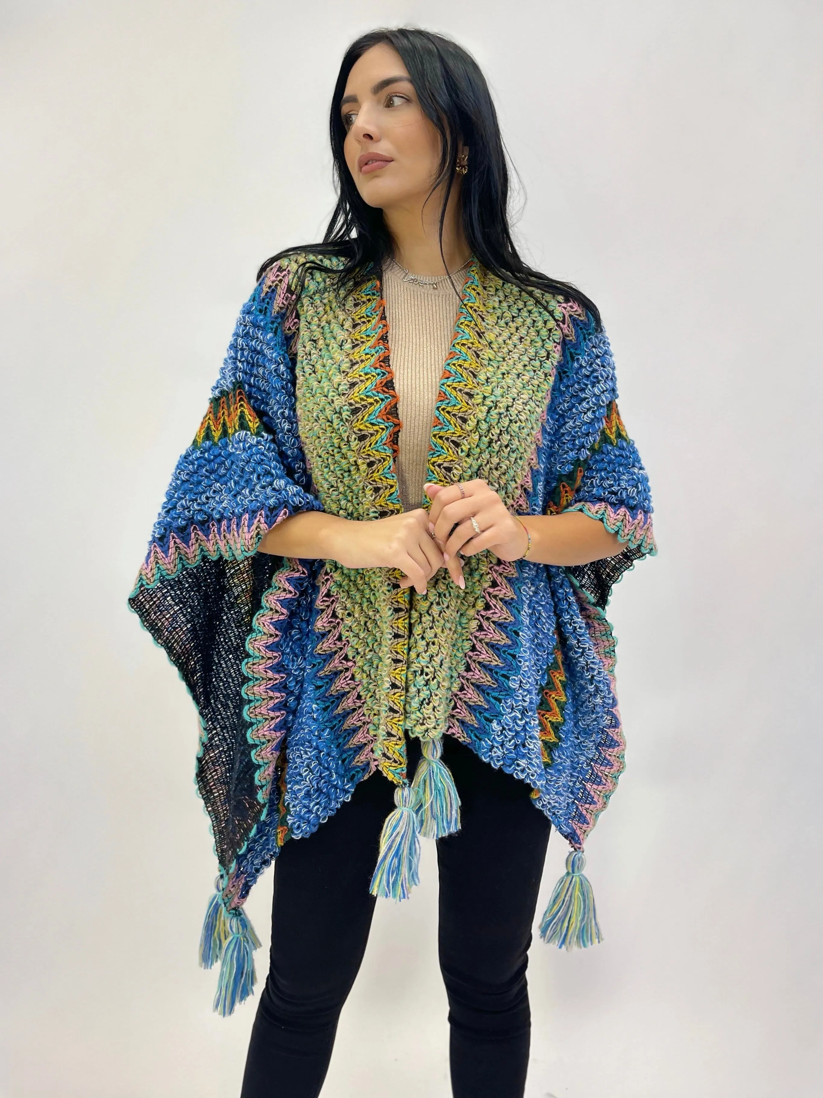 Poncho stile boho