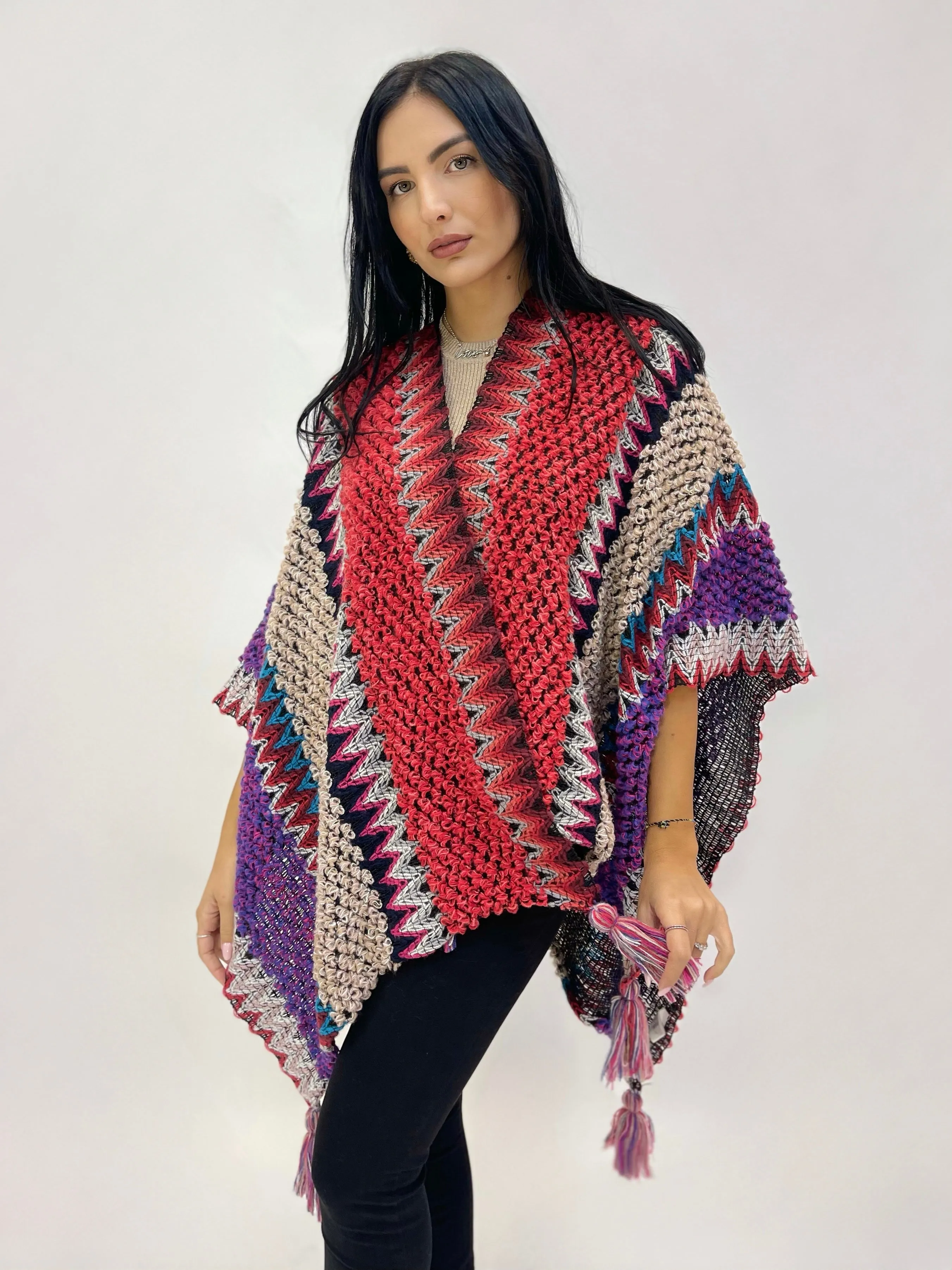 Poncho stile boho