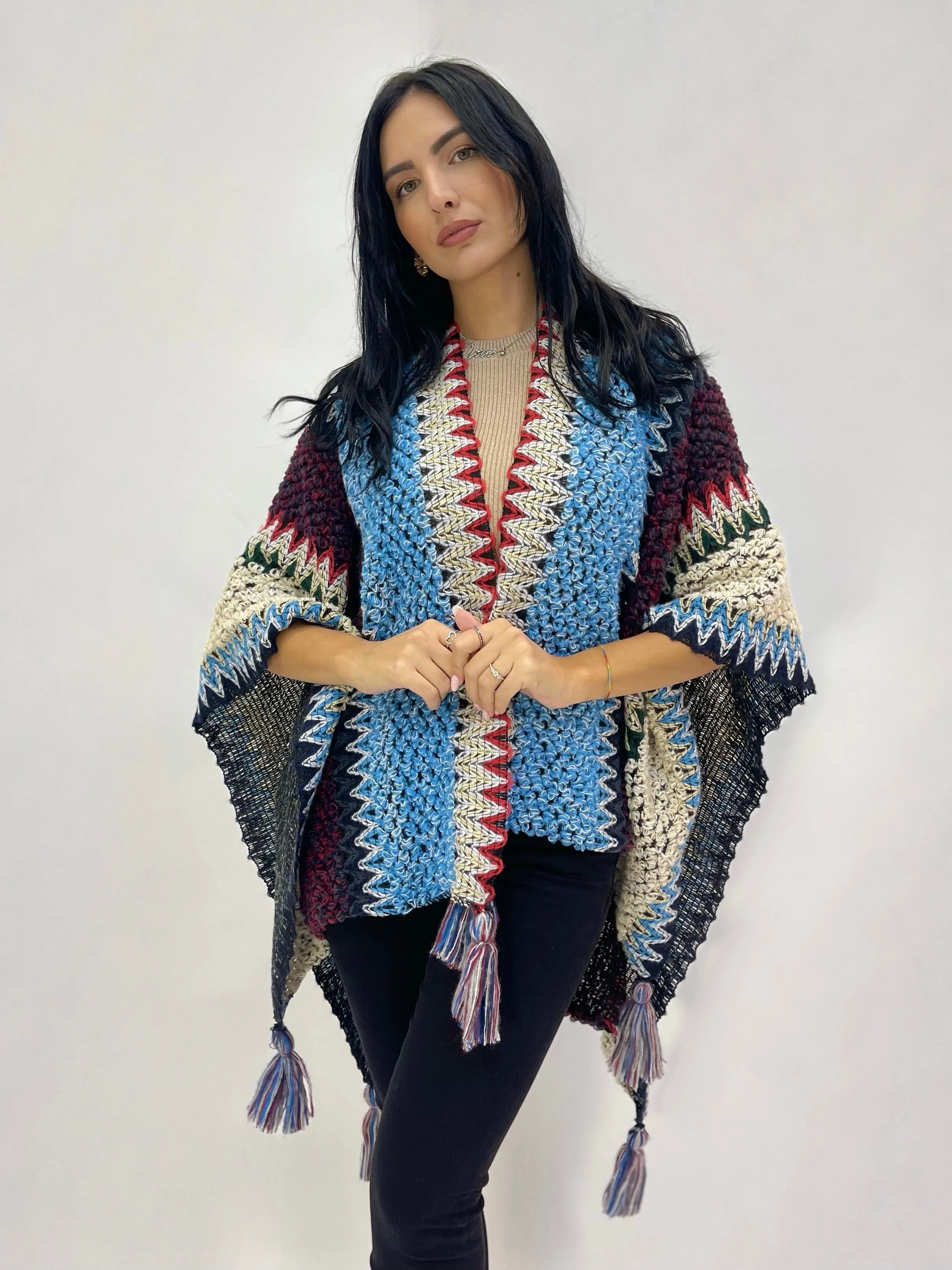 Poncho stile boho