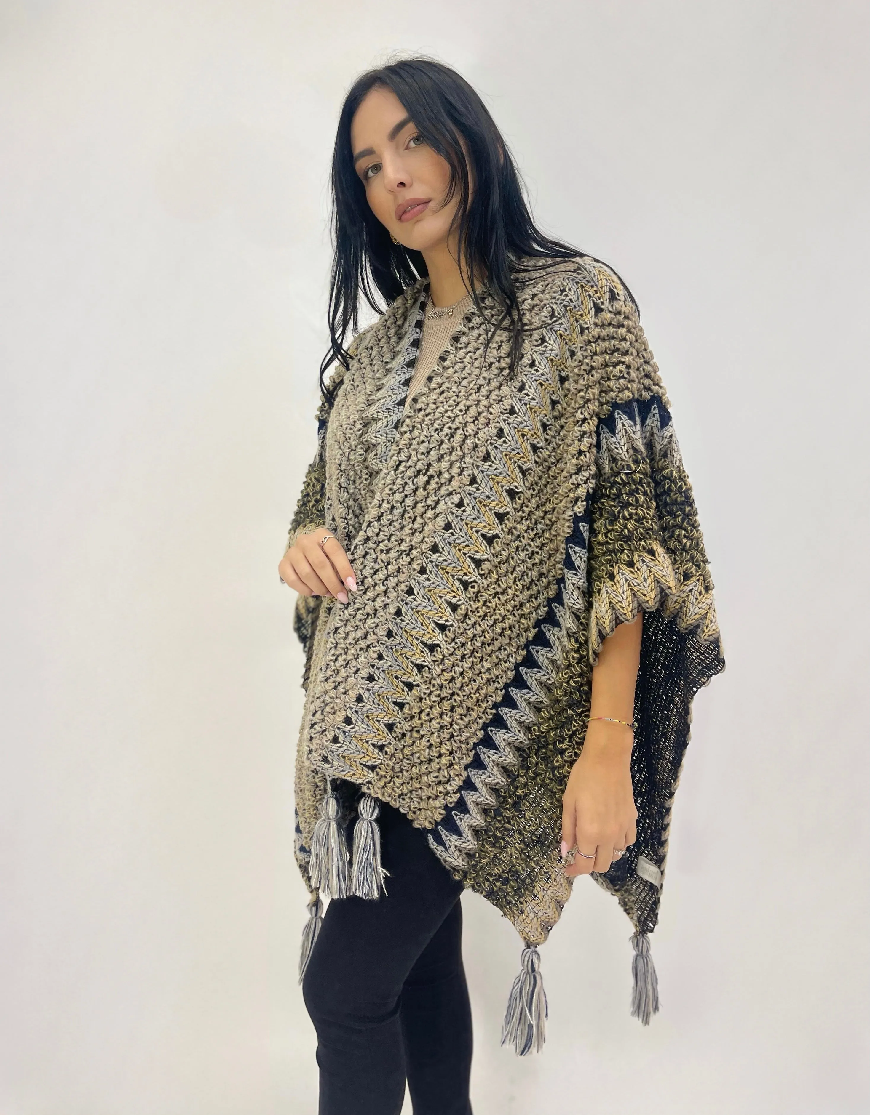 Poncho stile boho