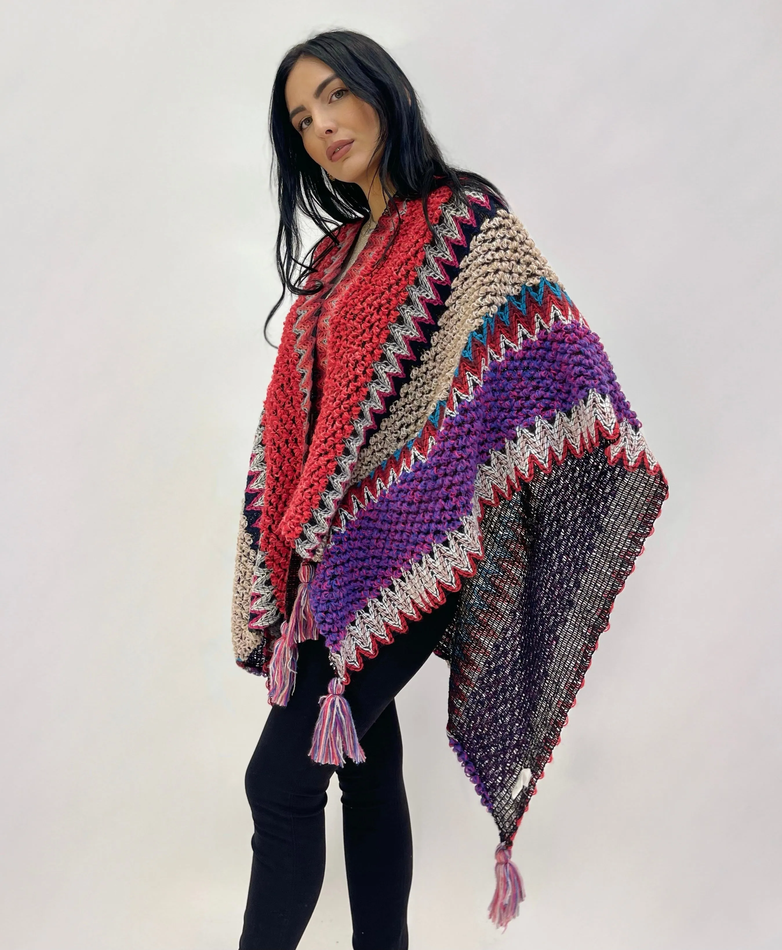 Poncho stile boho