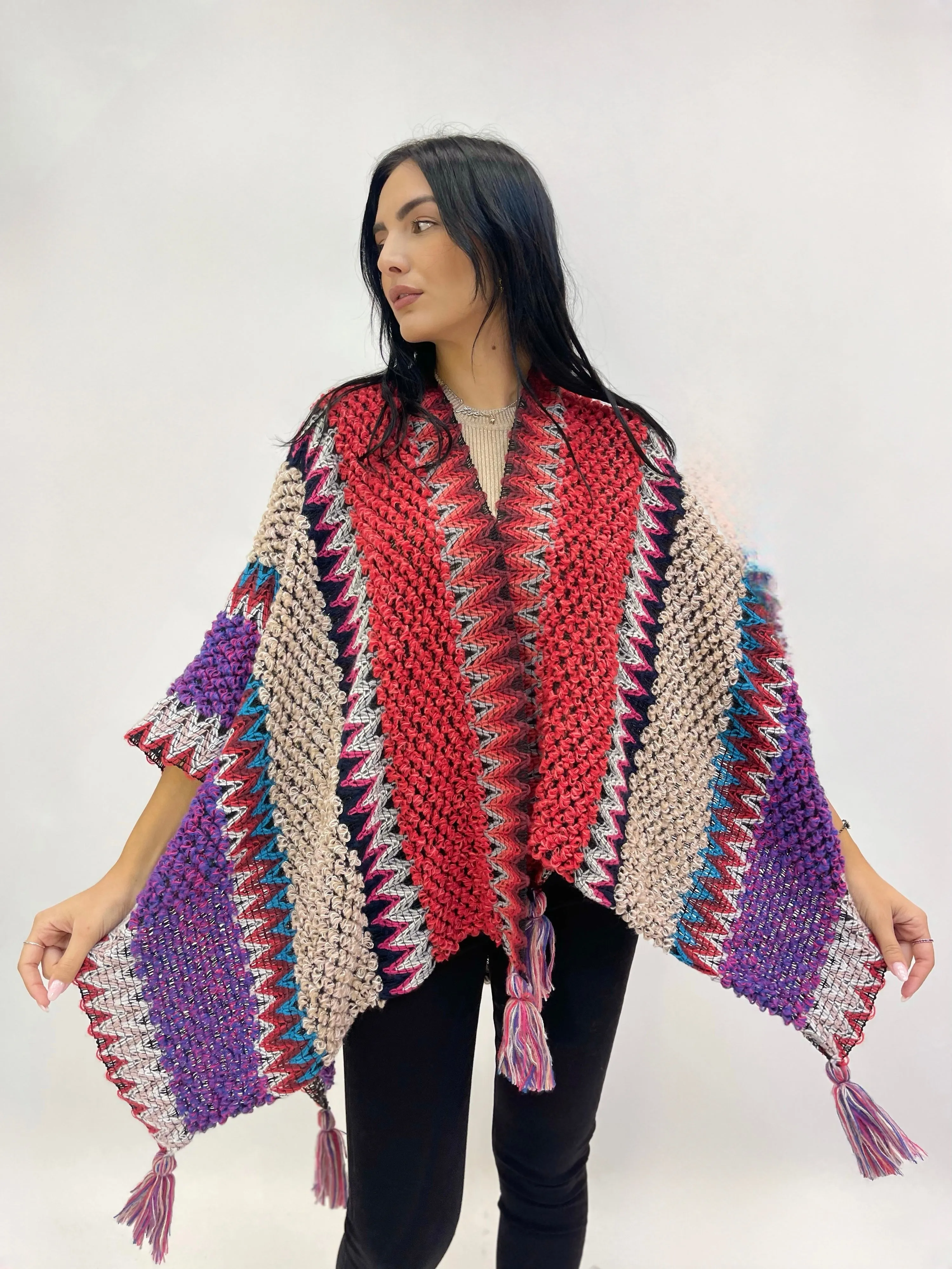 Poncho stile boho