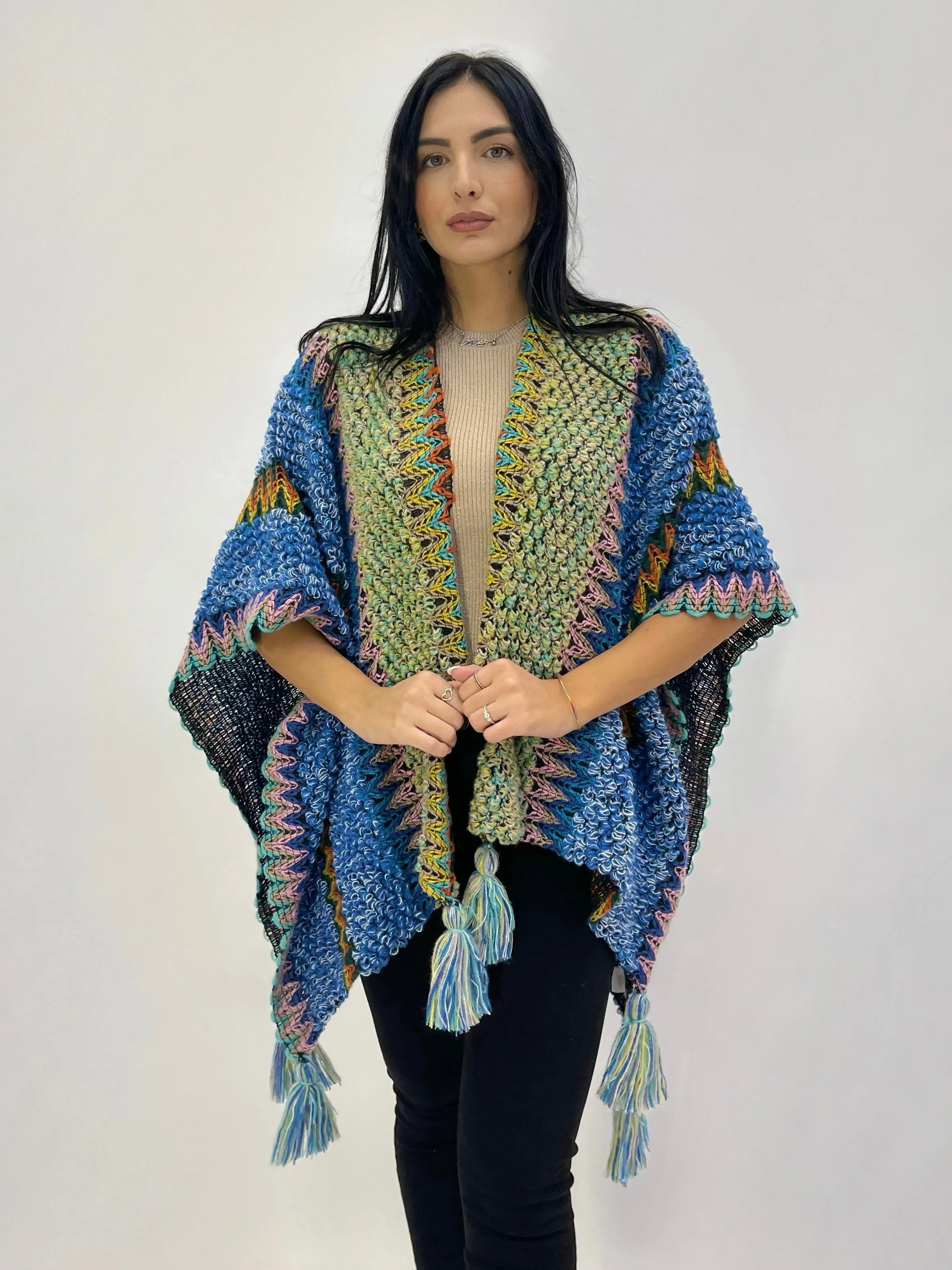 Poncho stile boho