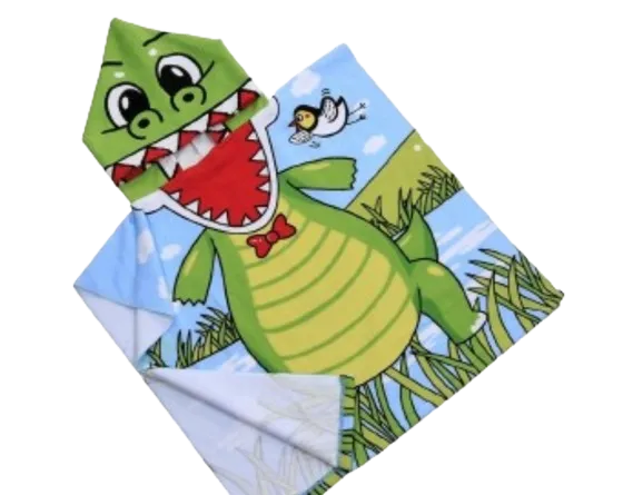 Poncho Towel Alligator