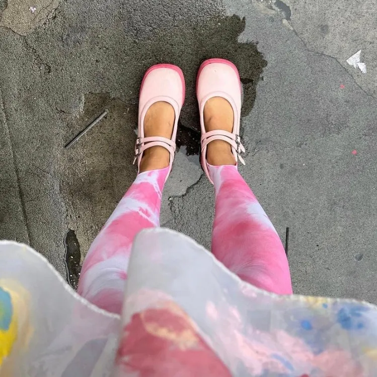 Pony tie dye tights