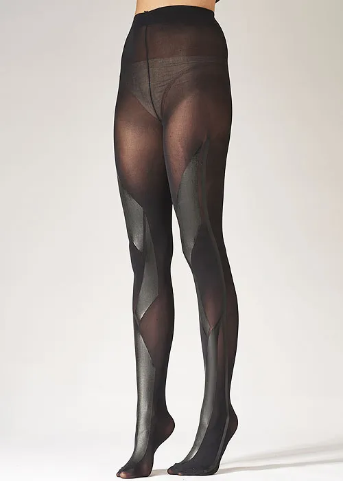 Pretty Polly Fashion Geo Shine Printed Tights ()