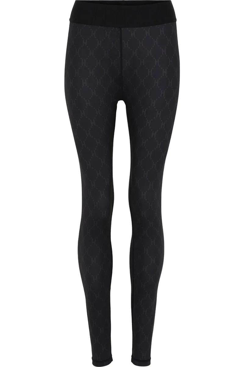 Printed Leggings | Black | Logo Leggings fra Hype The Detail