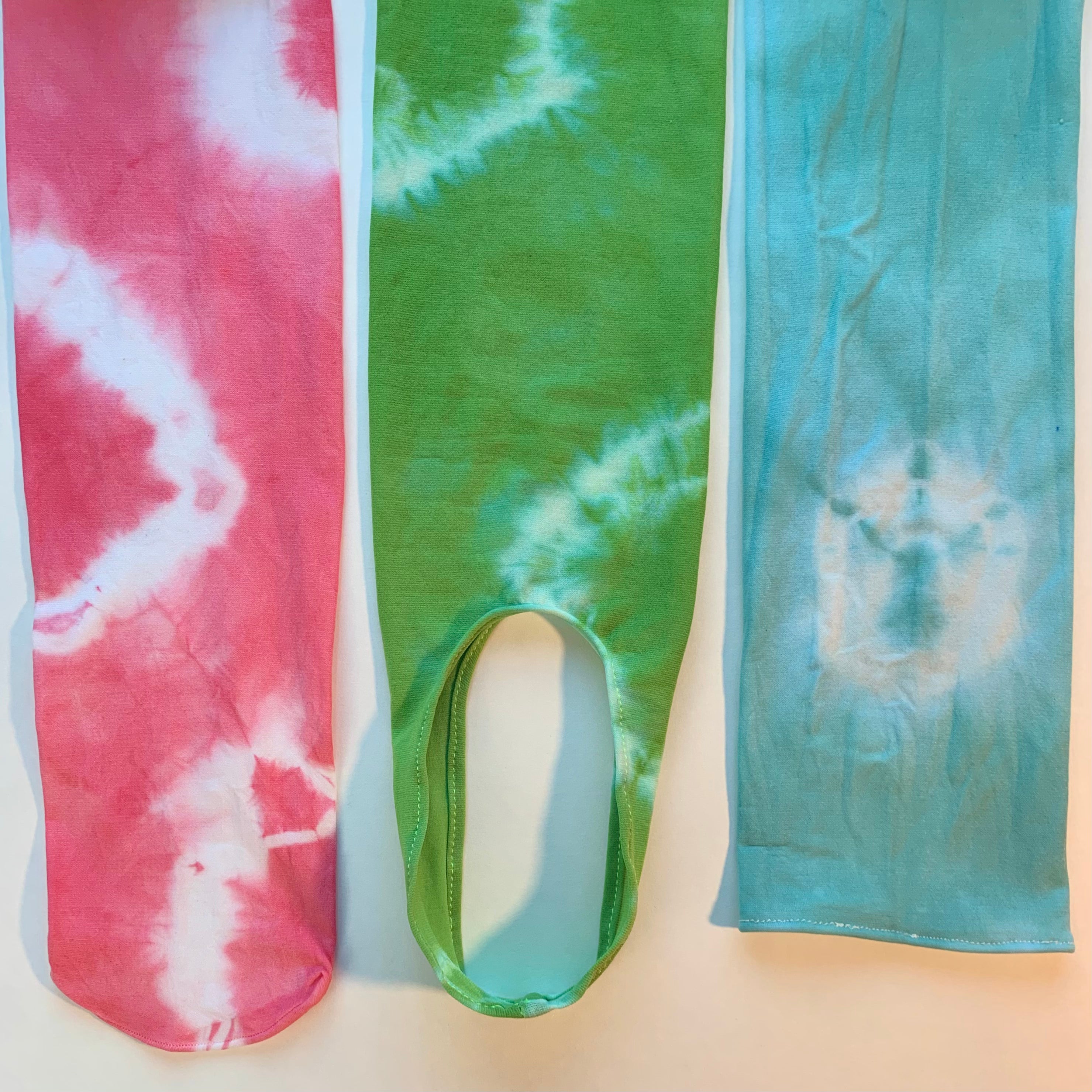 Recycled SJ X BZ tie dye tights