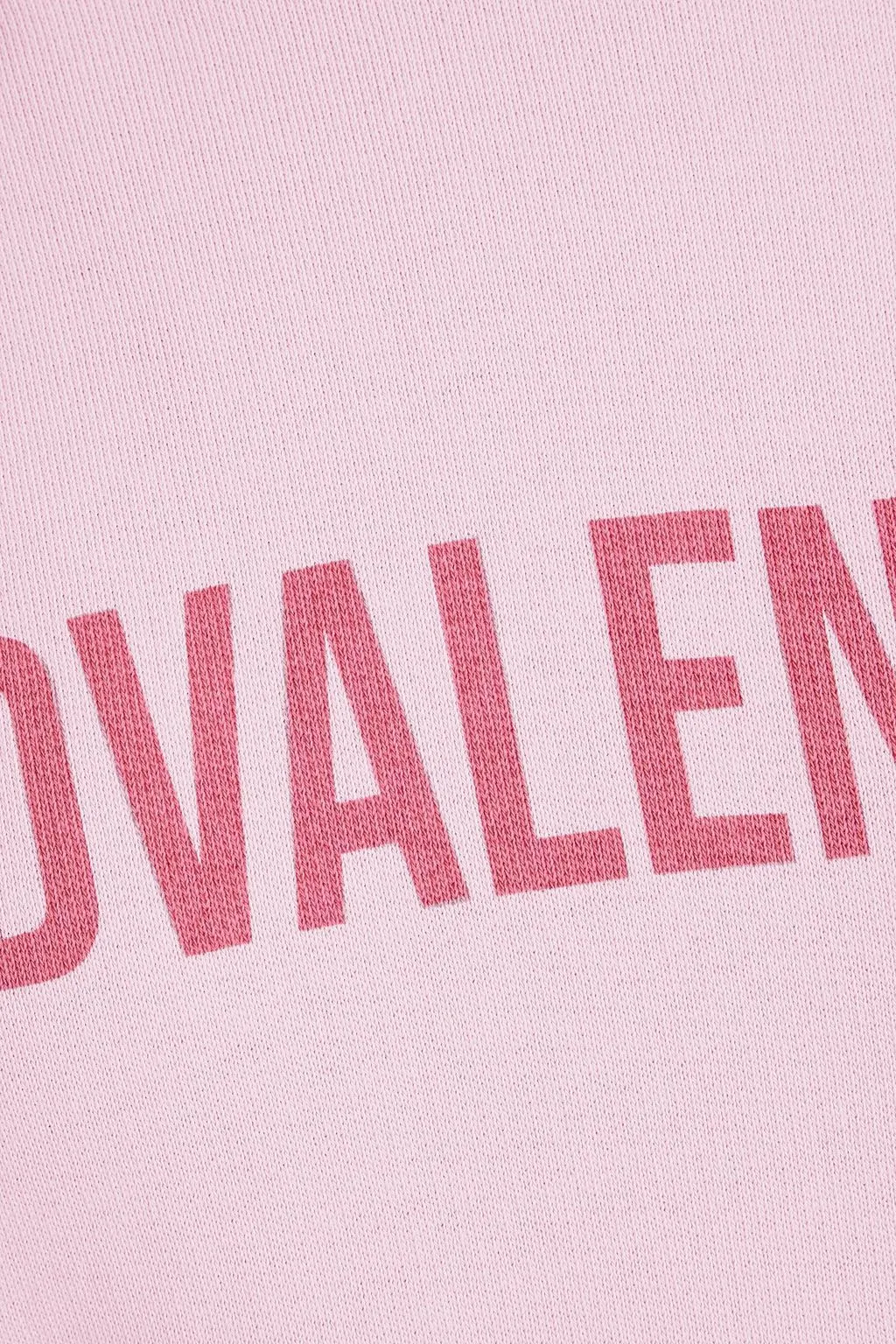 RED VALENTINO  |Street Style Long Sleeves Plain Cotton Logo Icy Color