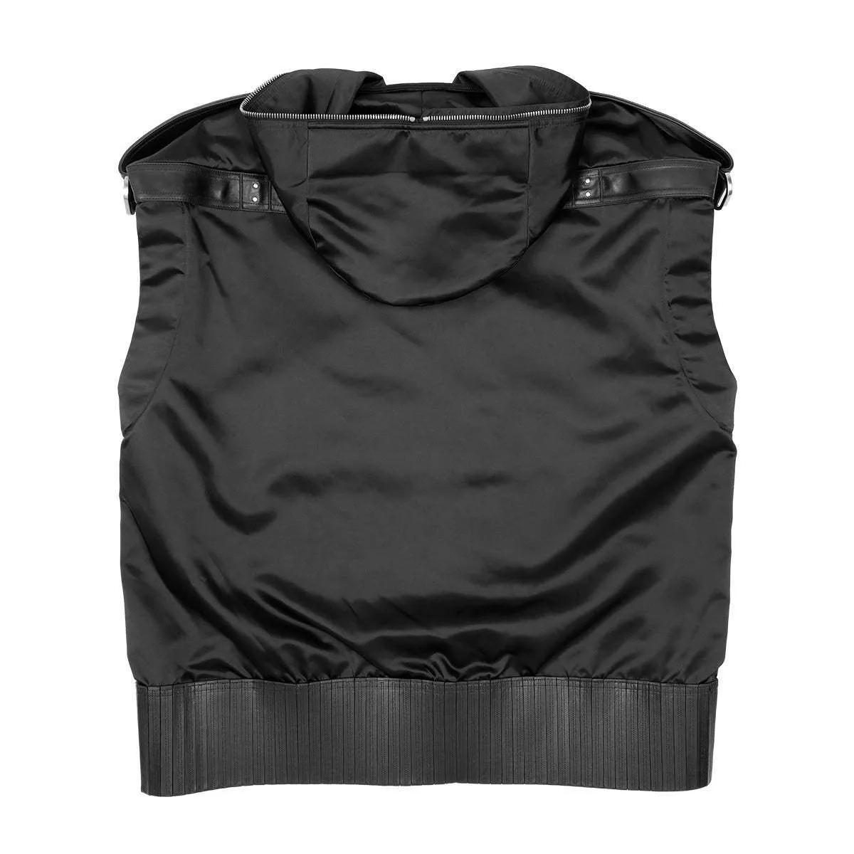 RICK OWENS  |Nylon Plain Leather Cotton Designers Vests & Gillets