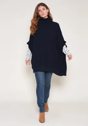 Roll Neck Poncho