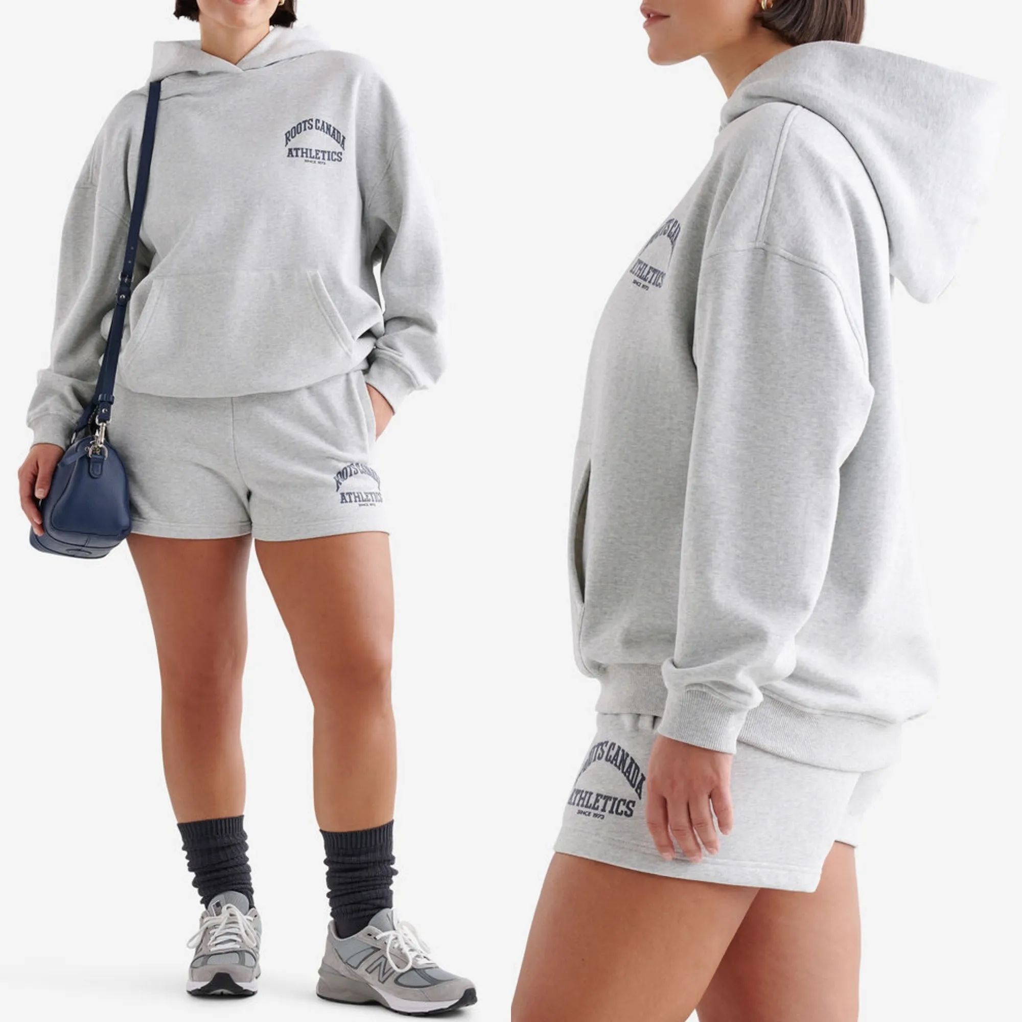 Roots  |Sweat Street Style Long Sleeves Plain Cotton Logo Loungewear