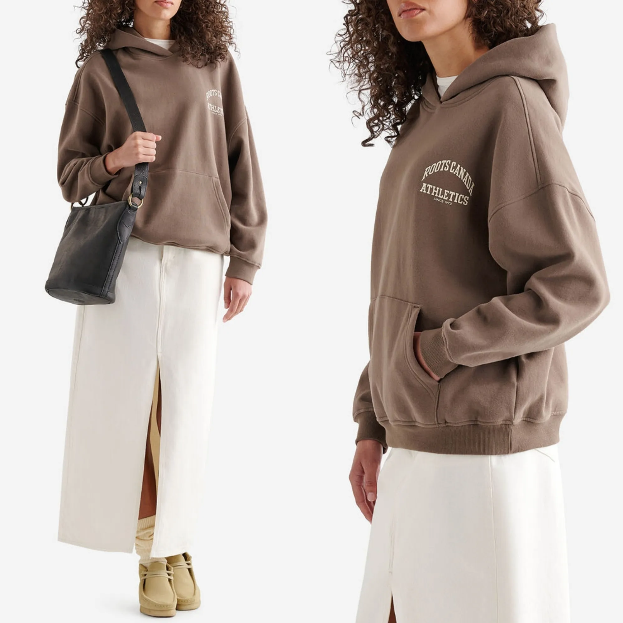 Roots  |Sweat Street Style Long Sleeves Plain Cotton Logo Loungewear