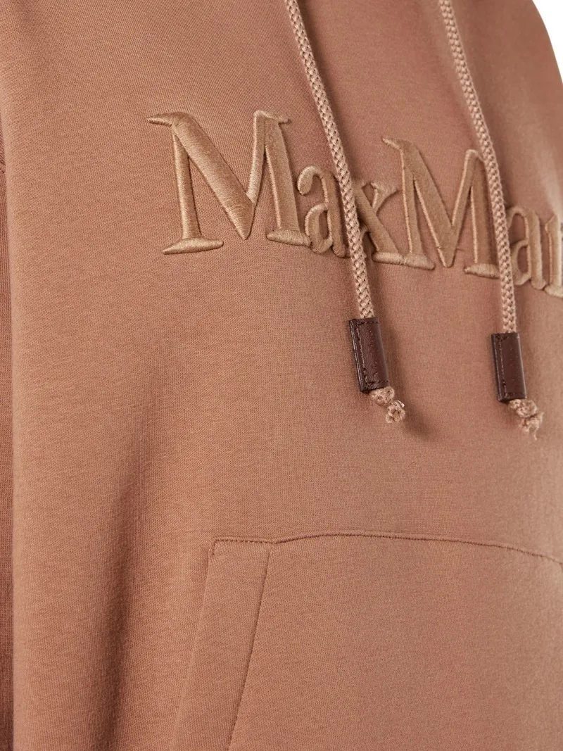 S Max Mara  |Unisex Street Style Long Sleeves Plain Cotton Logo