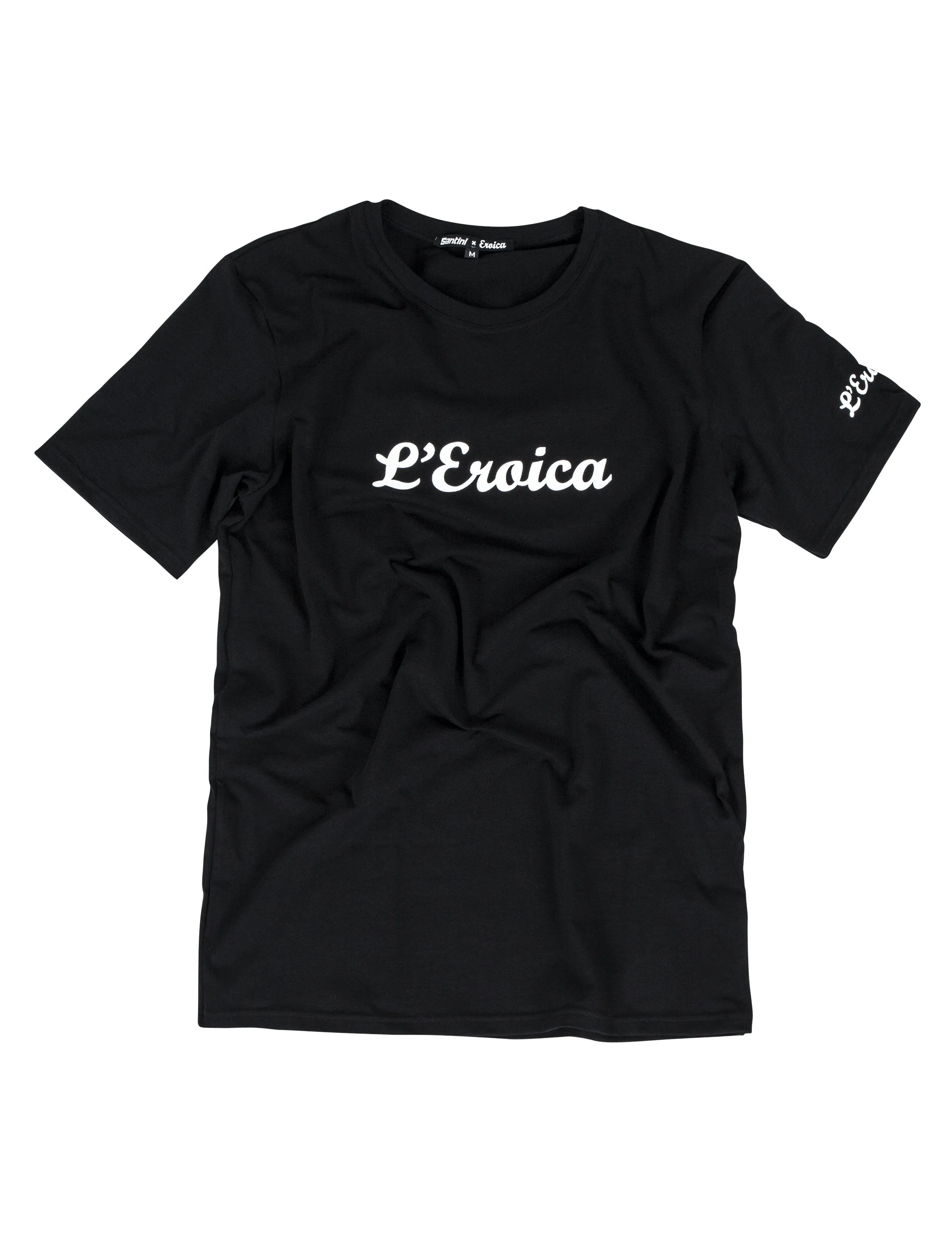 SANTINI T-SHIRT EROICA BLACK ACCESSORY