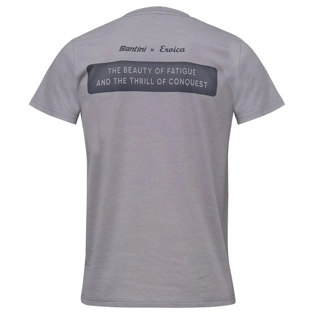 SANTINI T-SHIRT EROICA EPOCA GREY ACCESSORY