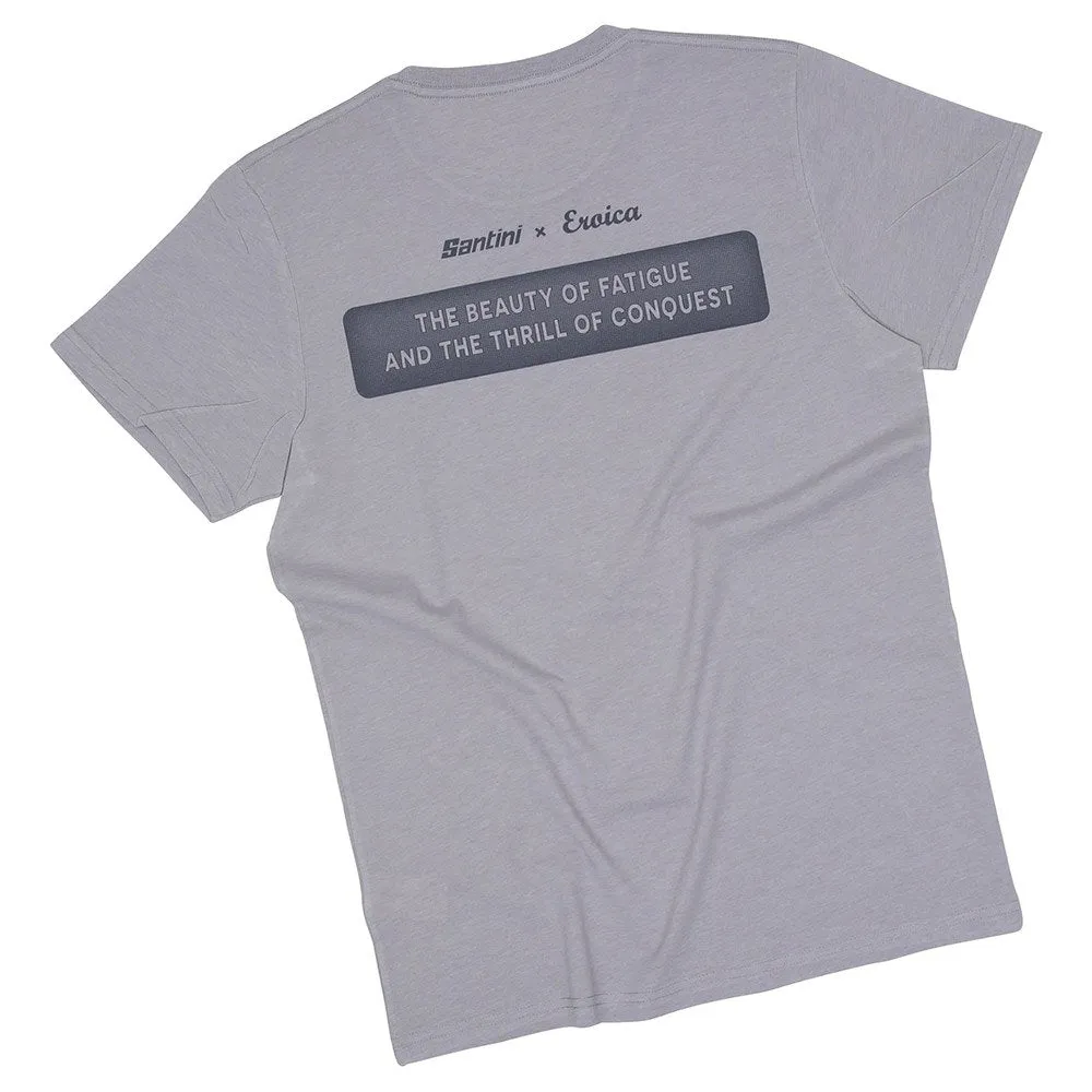 SANTINI T-SHIRT EROICA EPOCA GREY ACCESSORY