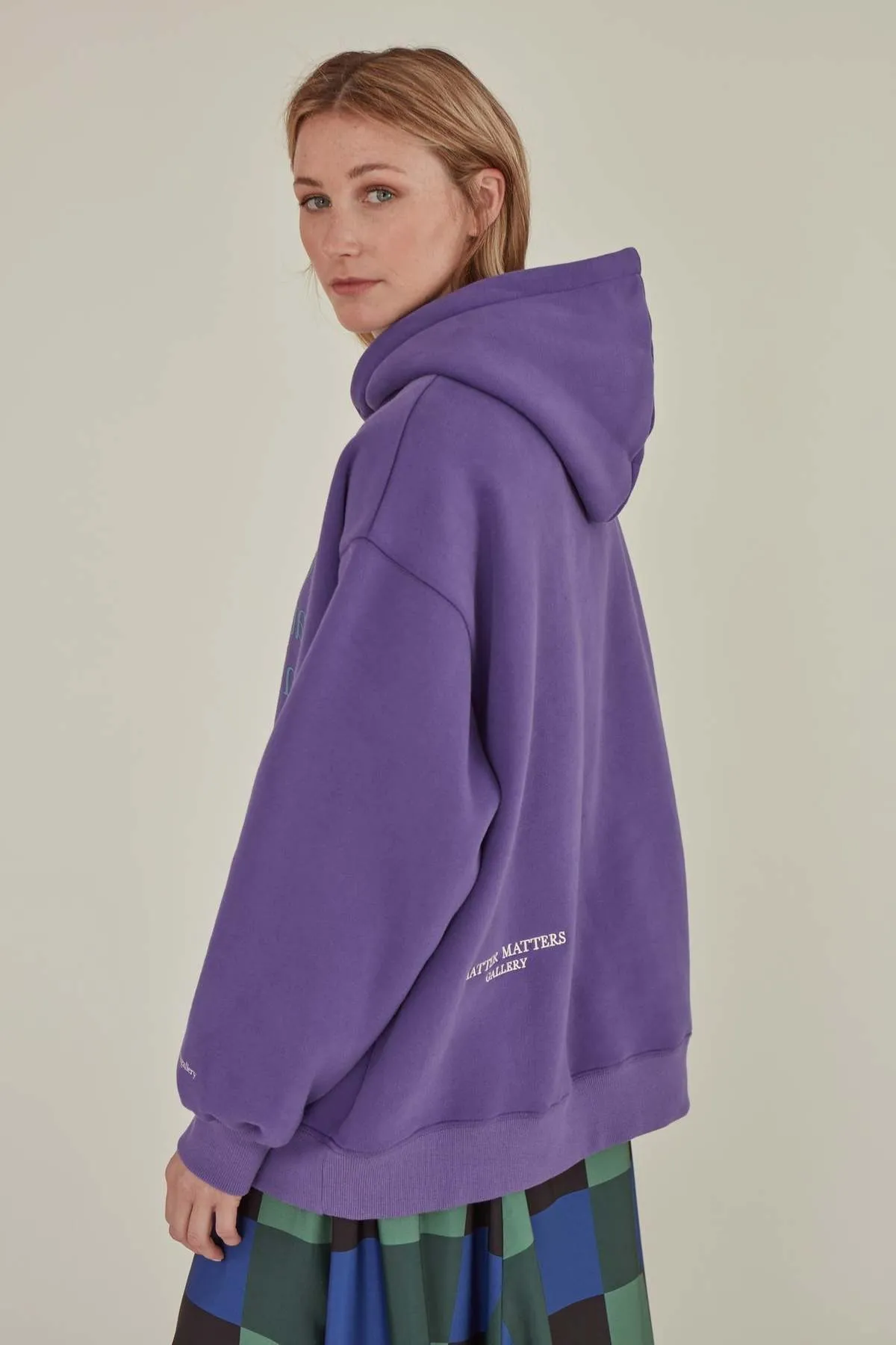 See Things Oversized Hoodies - Purple