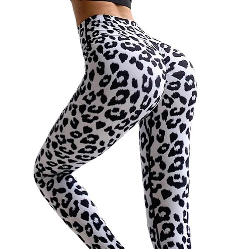 Sexy Women Fitness Leggings High Waist Zebra Stripes