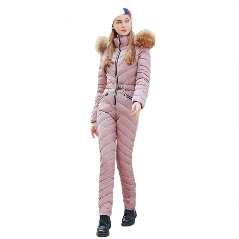 Ski Winter Hooded Jumpsuit