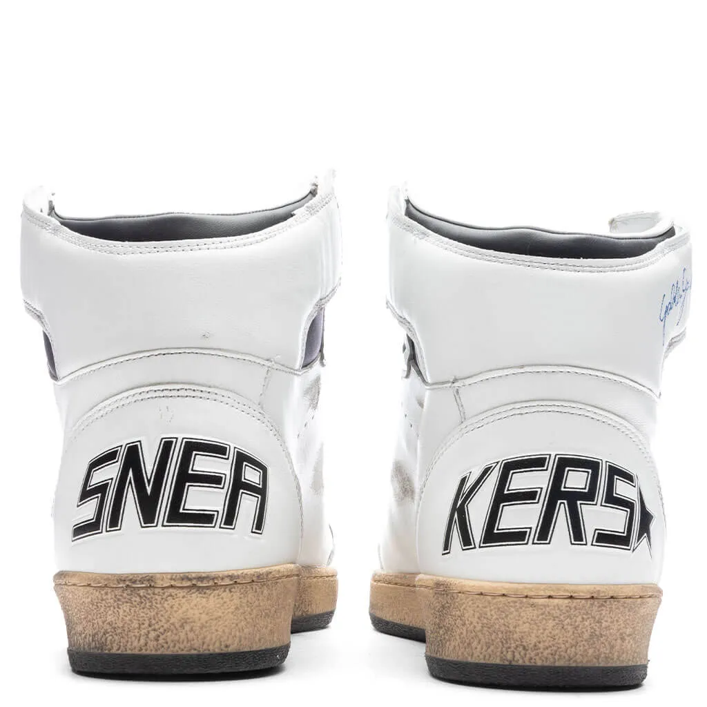 Sky Star Nappa Sneakers - White/Black