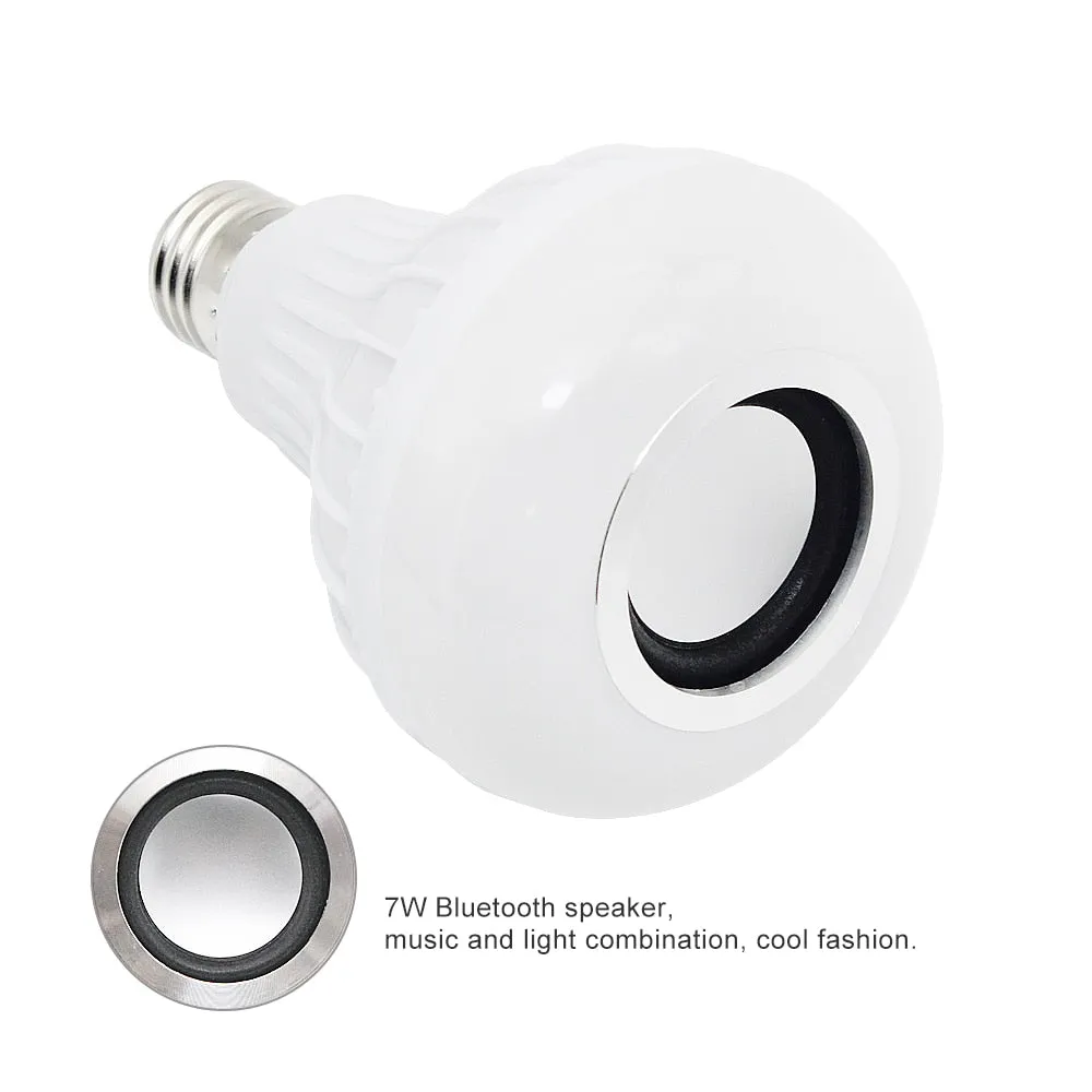 Smart E27 LED Bulb - RGB Light - Wireless Bluetooth Audio Speaker