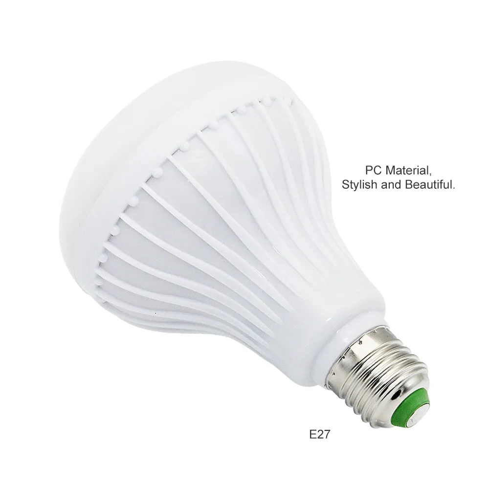 Smart E27 LED Bulb - RGB Light - Wireless Bluetooth Audio Speaker