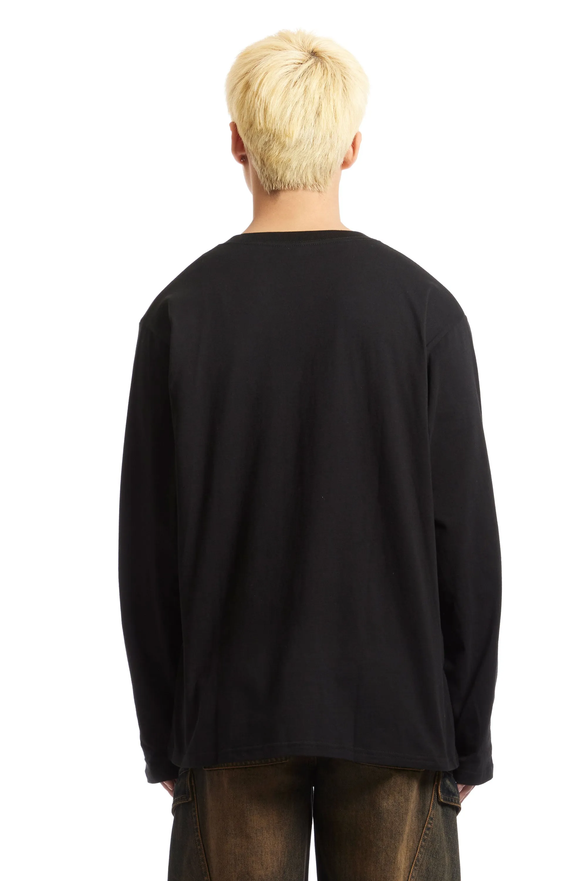 SNOW PEAK - SOFT COTTON LOGO LONG SLEEVE TEE